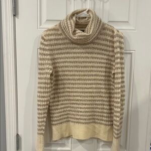 Banana Republic Beige Striped Women's Sweater